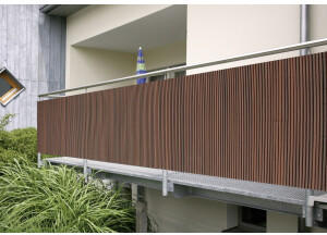 Floraworld PVC-Sichtschutzmatte Classic 90 x 300 cm braun