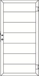 Osmo Multi-Fence Co-Extrusion Tor 89x178cm lightbrown (62586400)