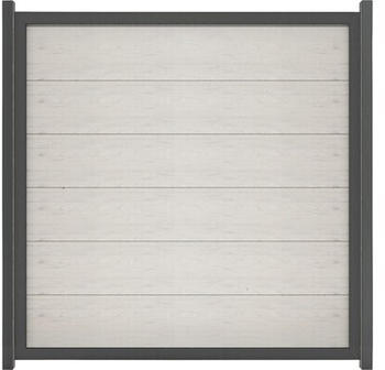 GroJa Zaunelement Novara 180x180cm Bi-Color