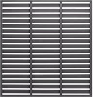 vidaXL Zaunelement WPC 180x180 cm Grau