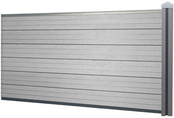 Mendler WPC Erweiterungselement Savoie 102 x 188 cm grau