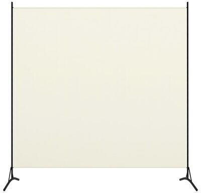 vidaXL 1-panel partition 175x180 cm Crème