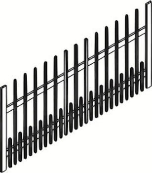 Osmo Alu-Fence Square 89x184cm anthrazit (62594500)