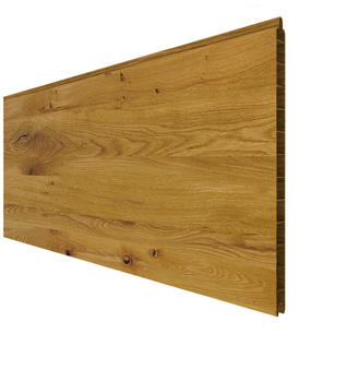 GroJa BasicLine Stecksystem Einzelprofil 180x30x1,9cm Asteiche Natur