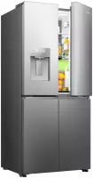 Hisense Multi Door "RQ5P470SYID" 178,5 cm hoch 79,4 cm breit Wasser-/Eisspender,