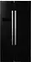 Hanseatic Side-by-Side HSBS17990DBK, 176,5 cm hoch, 89,7 cm breit, 4 Jahre Garantie schwarz