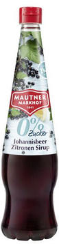 Mautner Johannisbeer-Zitrone 0% Zucker 0,7 l