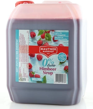 Mautner 0% Zucker Sirup Himbeere 5l Kanister