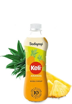 Sodapop Keli Ananas Sirup 0,5l – Vielseitig einsetzbar in Cocktails und Erfrischungsgetränken