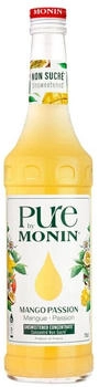 Monin Pure Mango Passionsfrucht Konzentrat Ohne Zuckerzusatz 0,7l