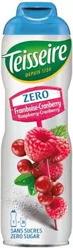 Teisseire Zero Himbeere-Cranberry 0,6l