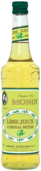 Monin Sirup Lime Juice cordinal0,7 Liter