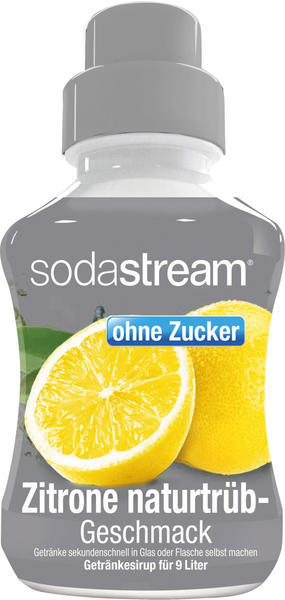 Sodastream Zitrone naturtrüb ohne Zucker 375 ml