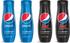 Sodastream Getränke-Sirup Pepsi & PepsiMax, 4 Stück, für bis zu 9 Liter Fertiggetränk