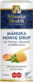 Manuka Health Honig Sirup MGO 250+ (100ml) – Manuka Health Honig Sirup MGO 250+ (100ml) – Neuseeländische Honigkomposition mit traditionellen Kräuterölen