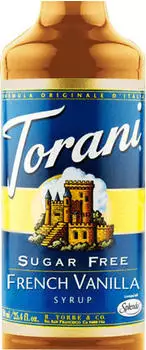 Torani French Vanilla zuckerfrei 0,75 l