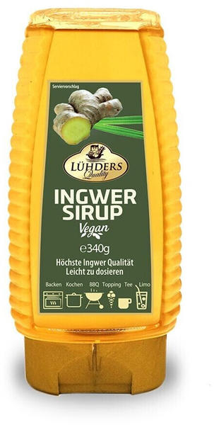 Lühders Ingwersirup vegan (340 g)