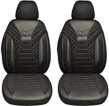 Bremer Sitzbezüge VW T5 Transporter Fahrer & Beifahrer ab 2003-2015 2er Pack in Schwarz (PS803)