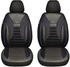 Bremer Sitzbezüge Mercedes Vito V Klasse W447 Fahrer & Beifahrer ab 2014 2er Pack in Schwarz/Blaue Naht (PS806)