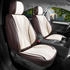 Bremer Sitzbezüge Autositzbezug für Peugeot 208 2 Bj ab 2019 (M6) Set Schonbezüge Fahrer und Beifahrer in Braun/Beige natur
