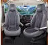 Bremer Sitzbezüge Autositzbezug für für Fiat Ducato 250 Sun Camper Hunter 630 Maxi (LT4) Set 2-tlg. Fahrer und Beifahrer Grau