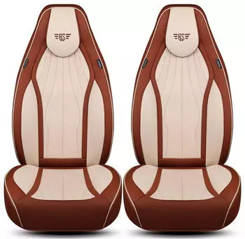 Bremer Sitzbez&uuml;ge Autositzbezug f&uuml;r f&uuml;r Benimar Tessoro D (LT5) Set 2-tlg. Fahrer und Beifahrer Hellbraun/Beige