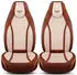 Bremer Sitzbezüge Autositzbezug für für Benimar Tessoro D (LT5) Set 2-tlg. Fahrer und Beifahrer Hellbraun/Beige