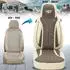 Bremer Sitzbezüge Autositzbezug für für La Marca Ducato Jumper Boxer (PLKT211) Set Fahrer und Beifahrer Beige/Braun Braun