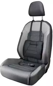 Sitback Sitwell Comfort ergonomisches Rückenkissen, aufblasbar, Stoffbezug, schwarz