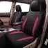 LuxusKollektion Sitzbezüge Universal Set burgund & schwarz, Airbag-kompatibel