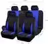 LuxusKollektion Sitzbezüge Universal Set blau/schwarz, Airbag-kompatibel