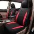 LuxusKollektion Autositzbezüge Universal Set rot/schwarz, Airbag-kompatibel