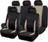 LuxusKollektion Autositzbezüge Komplettset, universal, beige/schwarz, Mesh/Polyester