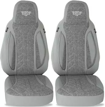 Bremer Sitzbezüge Wohnmobil-Schonbezüge Fiat Ducato Hunter 630 Maxi, 2-tlg., grau (PLKT208)