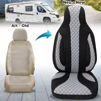 Bremer Sitzbezüge Laika Ecovip Wohnmobil-Sitzbezüge Vordersitze (WPL401)