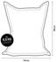 Lumaland Luxury Riesensitzsack XXL Indoor & Outdoor türkis