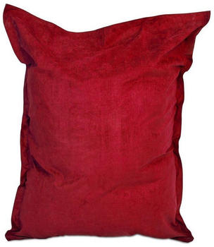 Lumaland Luxury Riesensitzsack XXL Microvelours Indoor & Outdoor rot