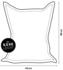 Lumaland Luxury Riesensitzsack XXL Microvelours Indoor & Outdoor Royal blau