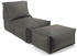 mokebo Der Sundowner mit Hocker 95x60x65 cm anthrazit