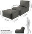 mokebo Der Sundowner mit Hocker 95x60x65 cm anthrazit