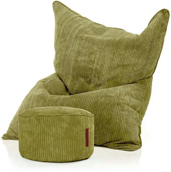 Green Bean Square+Cord Set XXL 180x140 cm grün