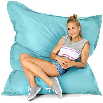 Green Bean Sitzsack Square XXL 140x180cm 380 Liter Aquamarin blau (10045-02)