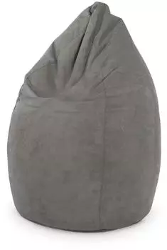 Green Bean Sitzsack Rückenlehne Drop 60x60x90cm 220L Lounge Chair Grau