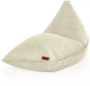 Green Bean Indoor XXL Sitzsack 150x100x100cm EPS-Perlen Beige