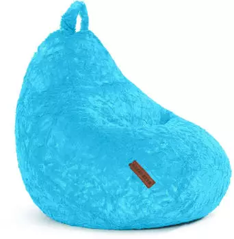 Green Bean Plüsch Sitzsack 60x45x45cmIndoor Sitzkissen 120L Lounge Chair Hellblau