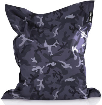 Green Bean Sitzsack Square XXL 140x180cm 380 Liter Camouflage Schwarz