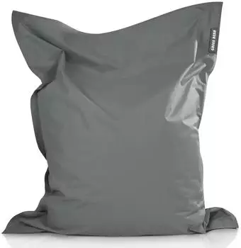 Green Bean Sitzsack Square XXL 140x180cm 380 Liter Grau