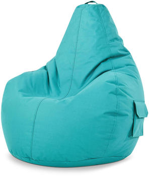 Green Bean Sitzsack Rückenlehne Cozy 80x70x90cm 230L Lounge Chair Aquamarin