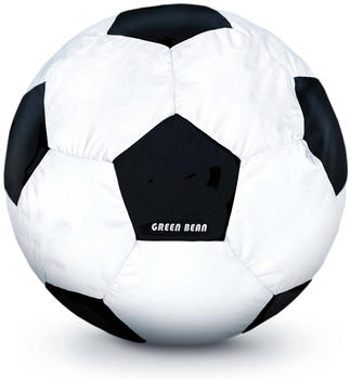 Green Bean Fußball-Sitzsack 300L EPS Perlen 110cm Weiß Fussball