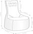 Sitting Point Swing Harlekin 300x65x95 cm bunt